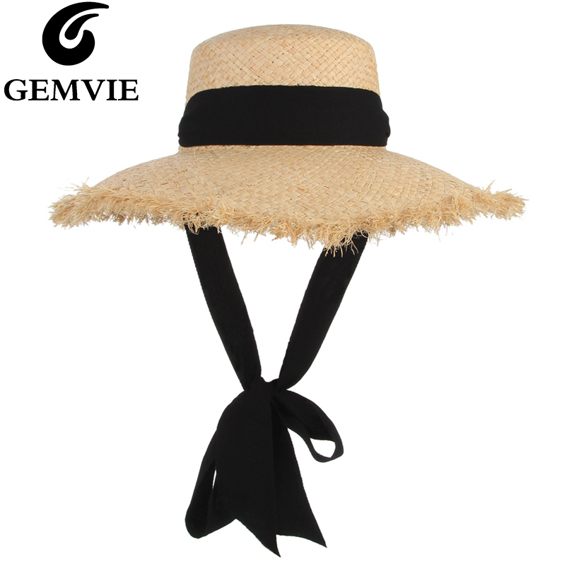 Hat Floppy Wide - Gemvie Tay Dệt Raffia Nón Rơm
