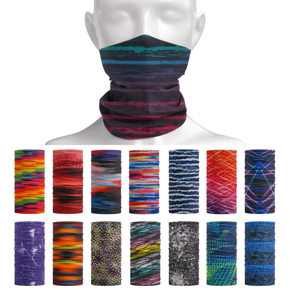 Tie-Dye Stripes Pattern Neckch - đánh giá và giá Headband Summer Knit