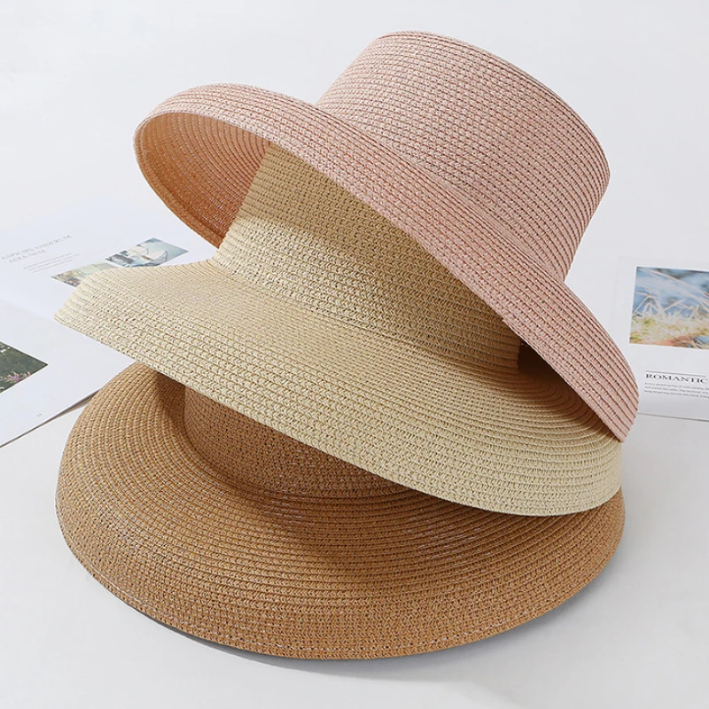 2023 New Summer Ladies Solid P - đánh giá và giá Hat Floppy Wide