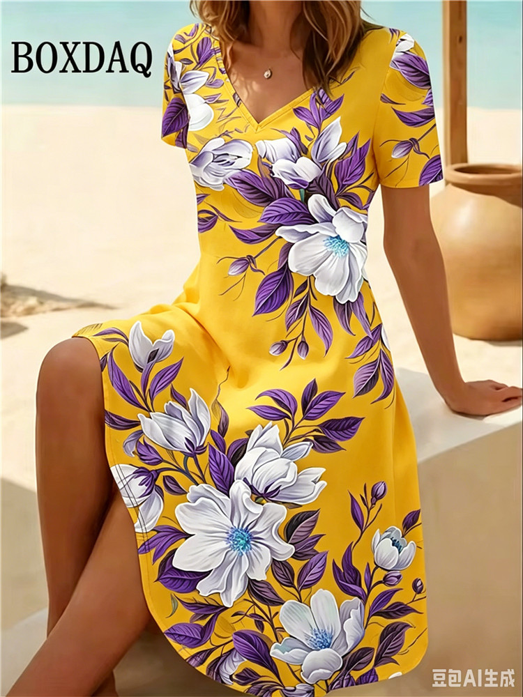 6XL Plus Size Women Dresses Su - đánh giá và giá Romper Floral Print