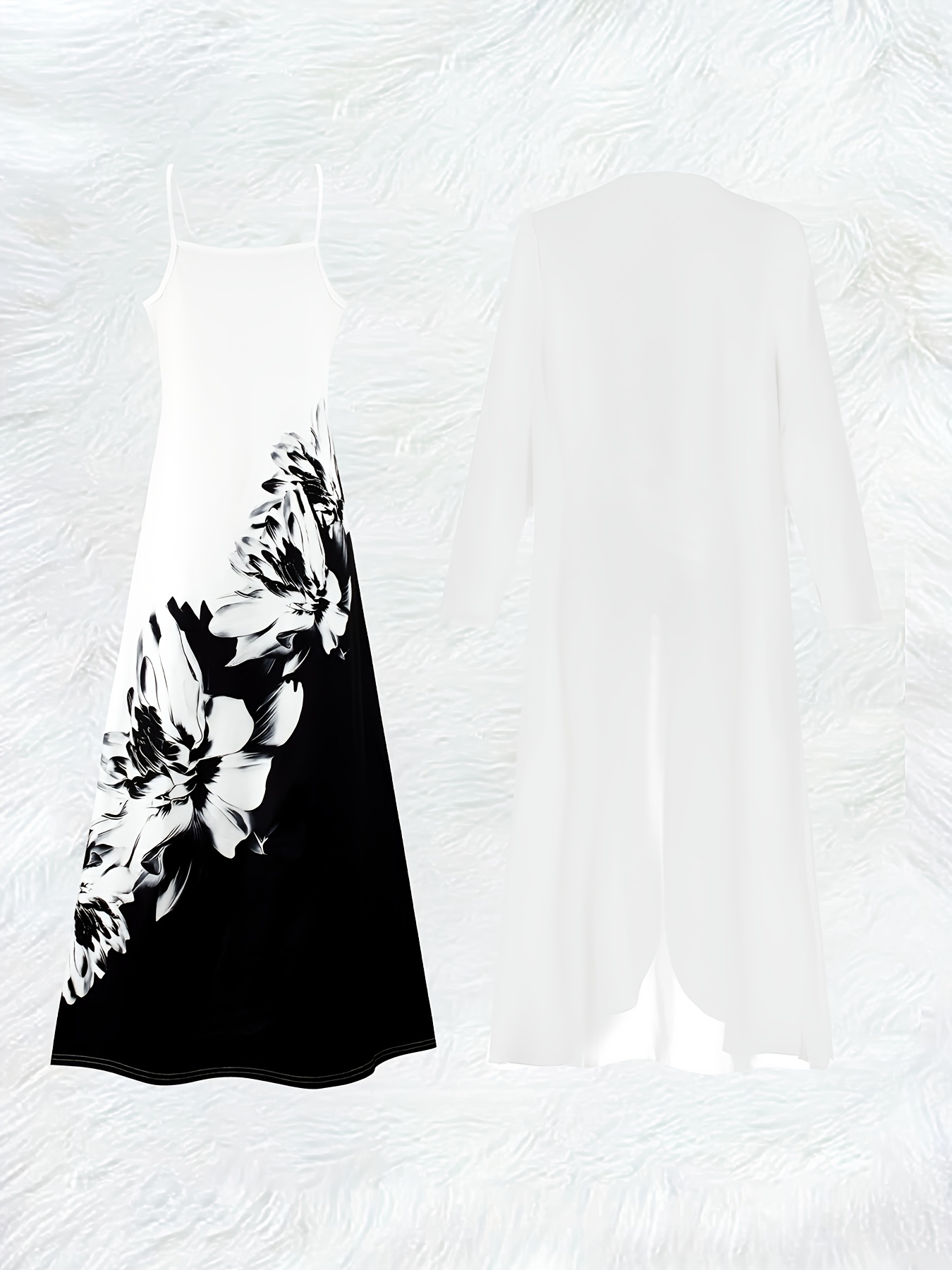 Casual Black and White Floral  - đánh giá và giá Romper Floral Print