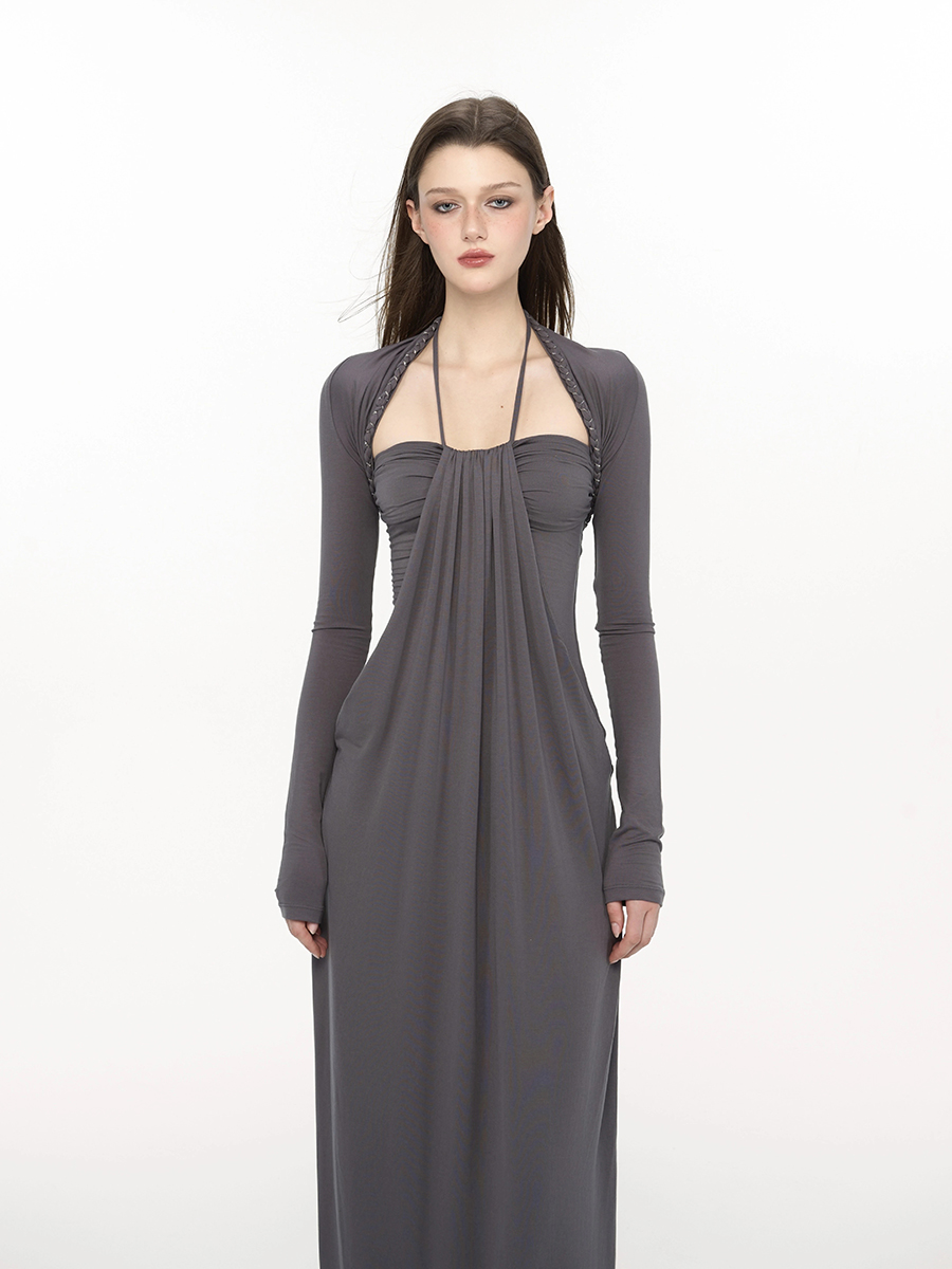 REDDACHiC Elegant Braided Shru - đánh giá và giá Maxi Dress Halter