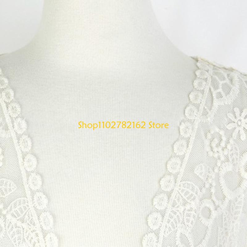 547B Nữ Ren Hở Mặt Trước Áo Ca - đánh giá và giá Kimono Sheer Floral